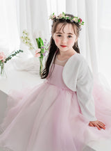 子供ドレス発表会・結婚式・おしゃれなDRESCCOのマグノリアフラワーピンクバイオレットドレスの画像15
