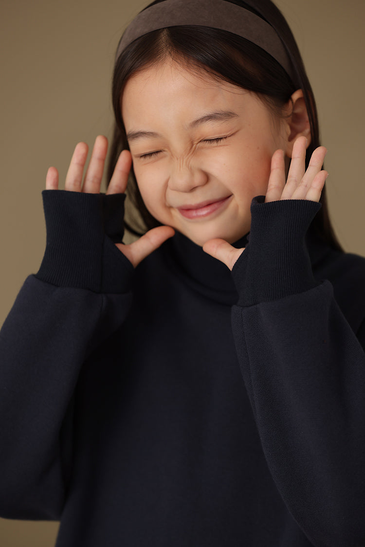 子どもおしゃれ着・スマートカジュアル COCO MODERNのK245 - タートルネック裏起毛スウェットの画像(17)
