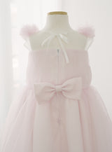 子供ドレス発表会・結婚式・おしゃれなDRESCCOのマグノリアフラワーピンクバイオレットドレスの画像19