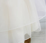 子供ドレス発表会・結婚式・おしゃれなDRESCCOのガイアパールフラワーコサージュアイボリードレスの画像13