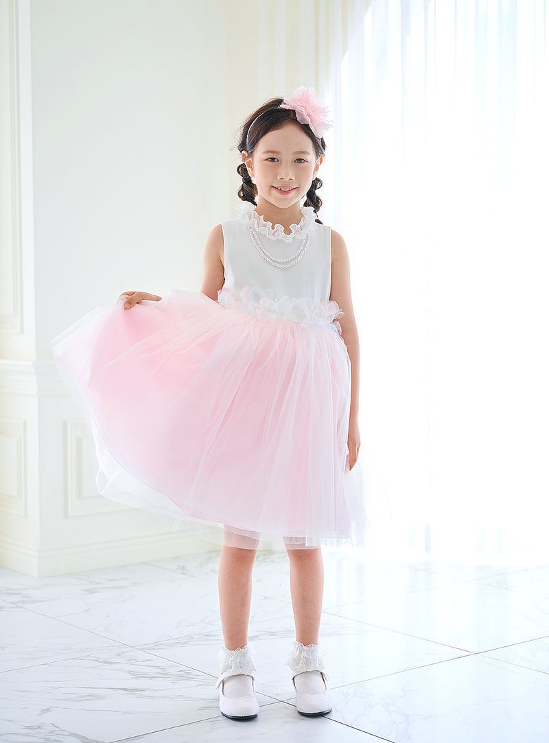 子供ドレス発表会・結婚式・おしゃれなDRESCCOのブロッサムピンクドレスの画像2