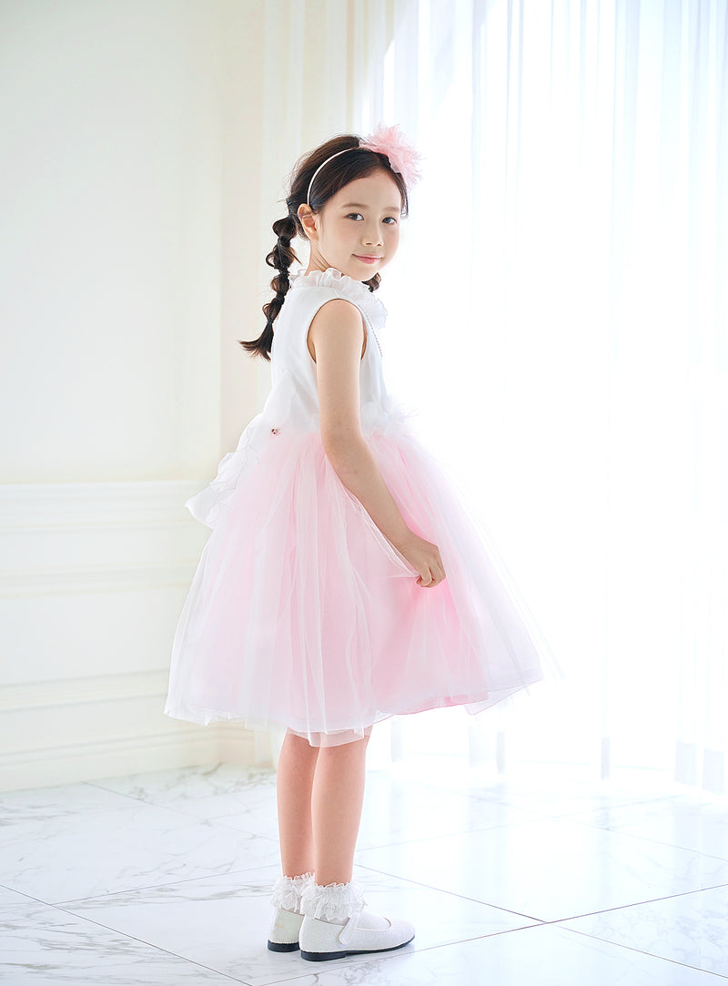 子供ドレス発表会・結婚式・おしゃれなDRESCCOのブロッサムピンクドレスの画像4