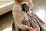 子供ドレスのボレロ・カーディガン・発表会結婚式・おしゃれなDRESCCOのリリーカーディガンの画像3