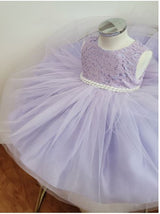 子供ドレス発表会・結婚式・おしゃれなDRESCCOのD-SU-216-バイオレット刺繍パールドレスの画像15