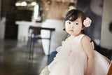 子供ドレス発表会・結婚式・おしゃれなDRESCCOのムーンライトフラワーピーチピンクドレスの画像7