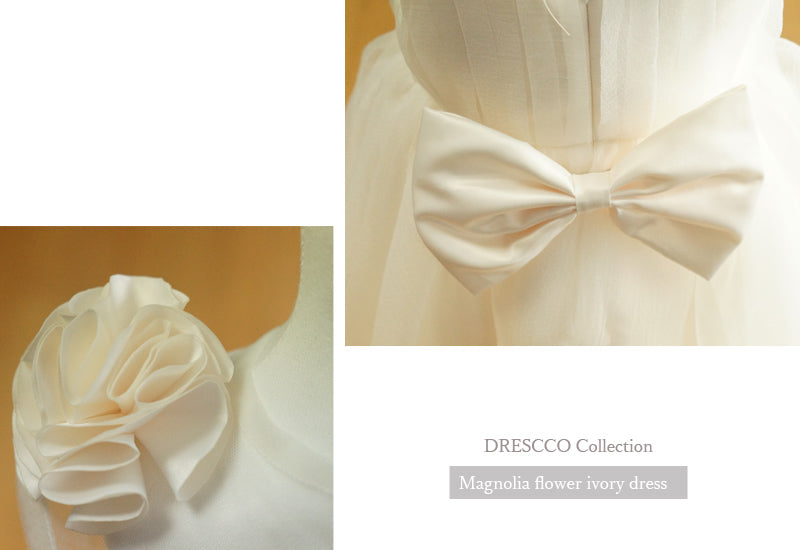 子供ドレス発表会・結婚式・おしゃれなDRESCCOのマグノリアフラワードレスの画像7