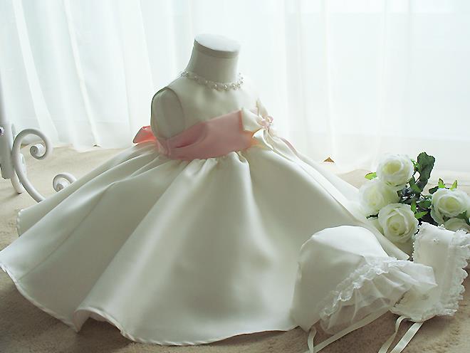 子供ドレス発表会・結婚式・おしゃれなDRESCCOのベビードレスティファニーピンクの画像7