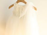 子供ドレス発表会・結婚式・おしゃれなDRESCCOのフレビアホワイトドレスの画像15