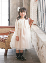 子供ドレス発表会・結婚式・おしゃれなDRESCCOのヘラゴールドピンクドレスの画像7