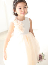 子供ドレス発表会・結婚式・おしゃれなDRESCCOのミューズアイボリーバルーンドレスの画像3
