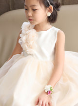 子供ドレス発表会・結婚式・おしゃれなDRESCCOのミューズアイボリーバルーンドレスの画像7