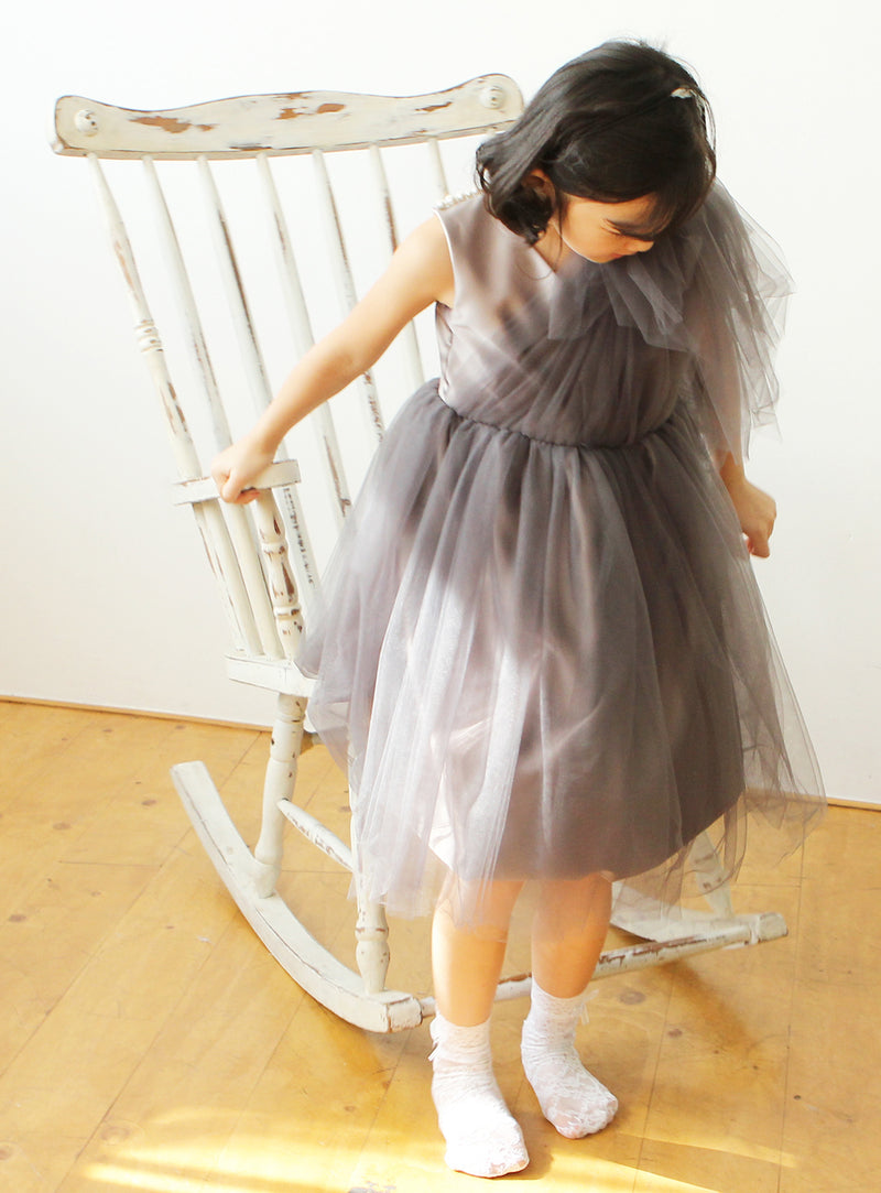 子供ドレス発表会・結婚式・おしゃれなDRESCCOのソンブルフレビアドレスの画像3