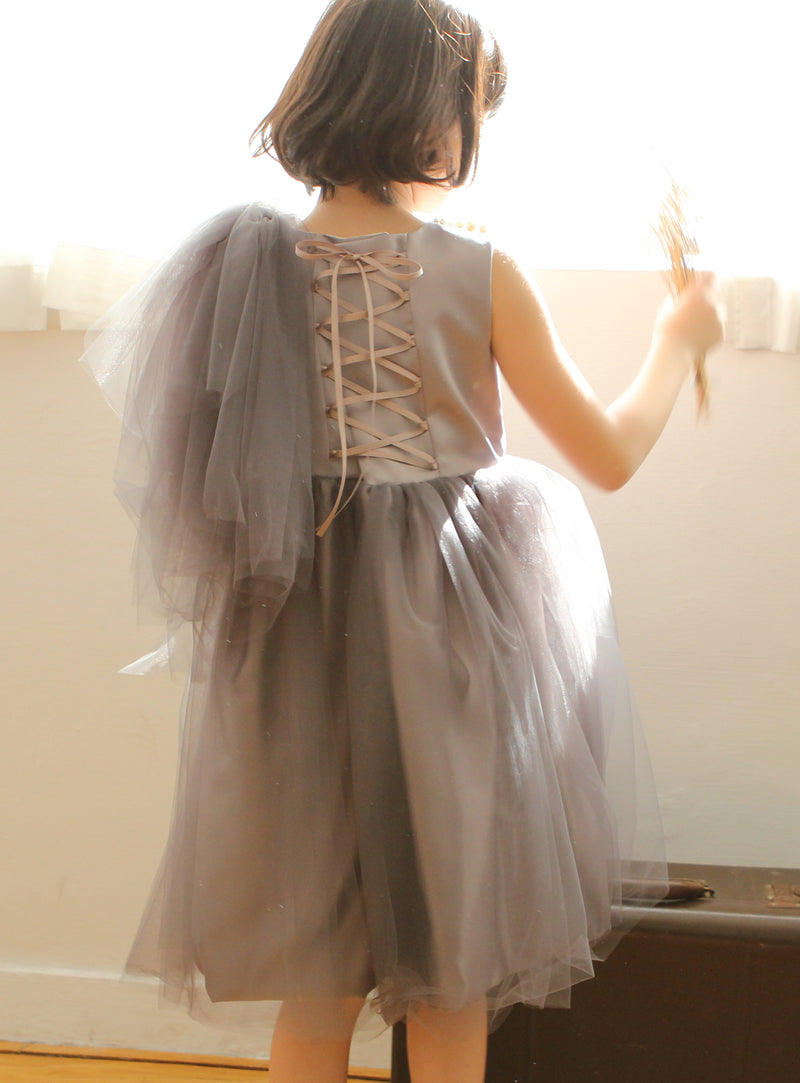 子供ドレス発表会・結婚式・おしゃれなDRESCCOのソンブルフレビアドレスの画像4