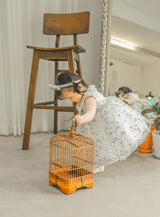 子供ドレス発表会・結婚式・おしゃれなDRESCCOのふんわり刺繍ブルーベリードレスの画像3