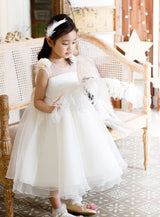 子供ドレス発表会・結婚式・おしゃれなDRESCCOのマグノリアフラワードレスの画像1