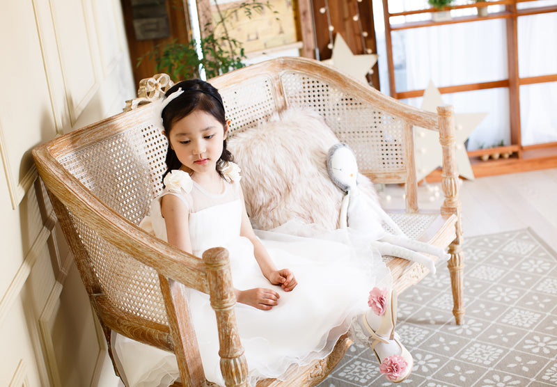 子供ドレス発表会・結婚式・おしゃれなDRESCCOのマグノリアフラワードレスの画像8