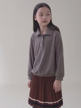 子どもおしゃれ着・スマートカジュアル COCO MODERNのK322 - やわらかビスコース長袖ポロシャツの画像(20)