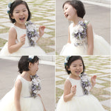 子供ドレス発表会・結婚式・おしゃれなDRESCCOのヘスティアブーケコサージュアイボリードレスの画像8