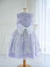 子供ドレス発表会・結婚式・おしゃれなDRESCCOのウィステリアフラワーラッセルレースドレスの画像22