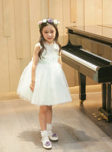 子供ドレス発表会・結婚式・おしゃれなDRESCCOのフリルミントドレスの画像2