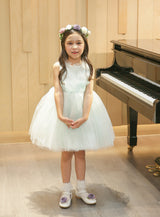 子供ドレス発表会・結婚式・おしゃれなDRESCCOのフリルミントドレスの画像3