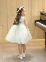 子供ドレス発表会・結婚式・おしゃれなDRESCCOのフリルミントドレスの画像5