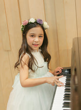 子供ドレス発表会・結婚式・おしゃれなDRESCCOのフリルミントドレスの画像6
