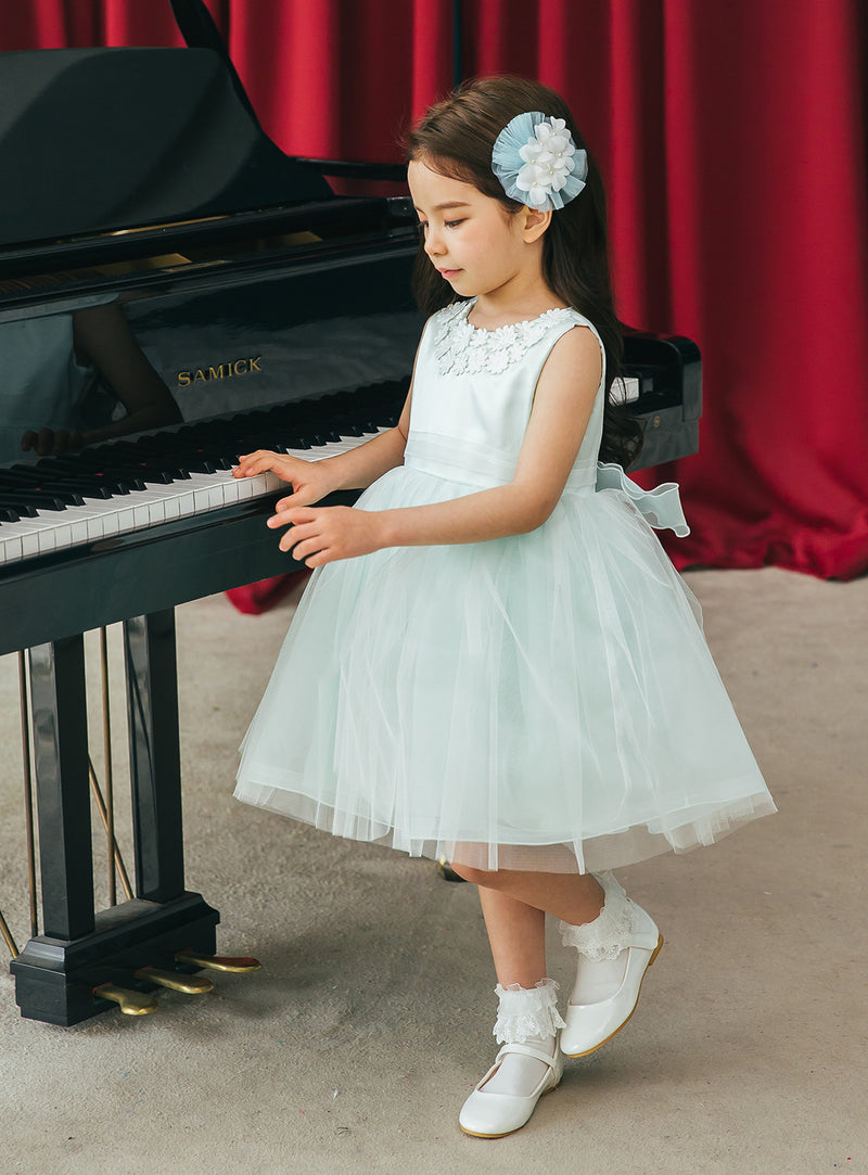 子供ドレス 120 ピアノ発表会 エレクトーン フォーマル ネイビードレス
