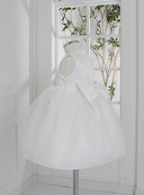 子供ドレス発表会・結婚式・おしゃれなDRESCCOのD-SU-57-1-ホワイトフラワーリーフドレスの画像21